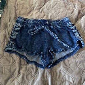 Girls navy blue shorts
